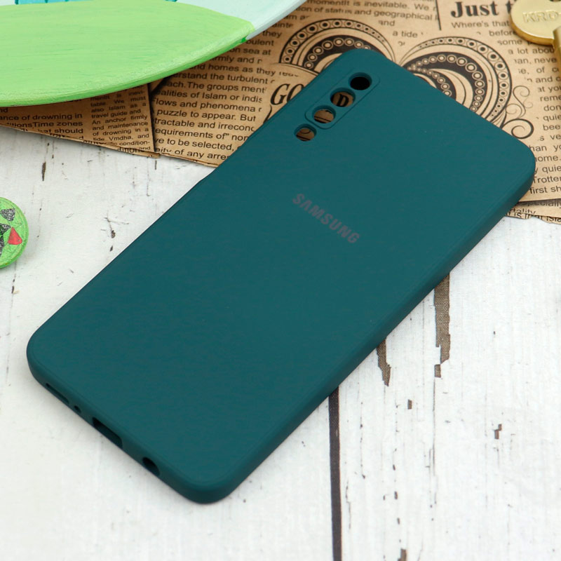 قاب سیلیکونی معمولی محافظ لنزدار Samsung Galaxy A7 2018