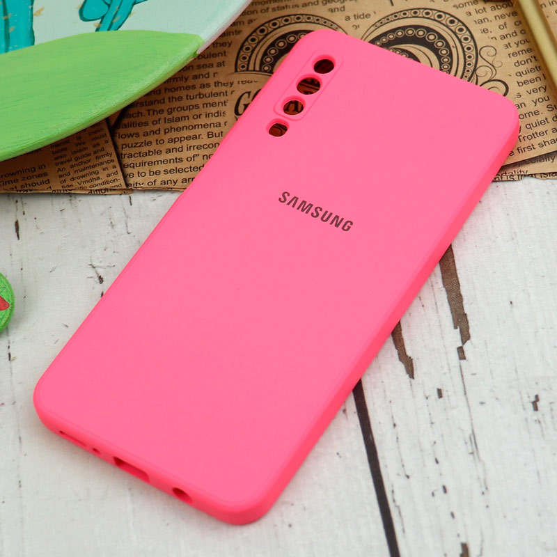 قاب سیلیکونی معمولی محافظ لنزدار Samsung Galaxy A7 2018