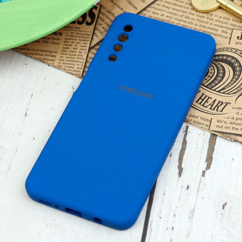 قاب سیلیکونی معمولی محافظ لنزدار Samsung Galaxy A7 2018