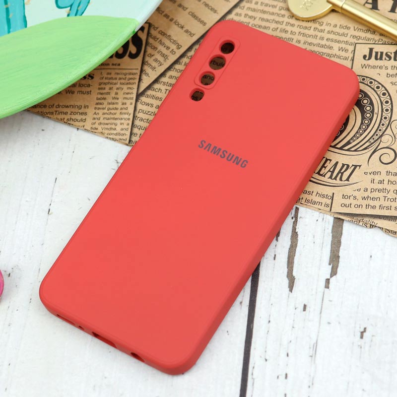 قاب سیلیکونی معمولی محافظ لنزدار Samsung Galaxy A7 2018