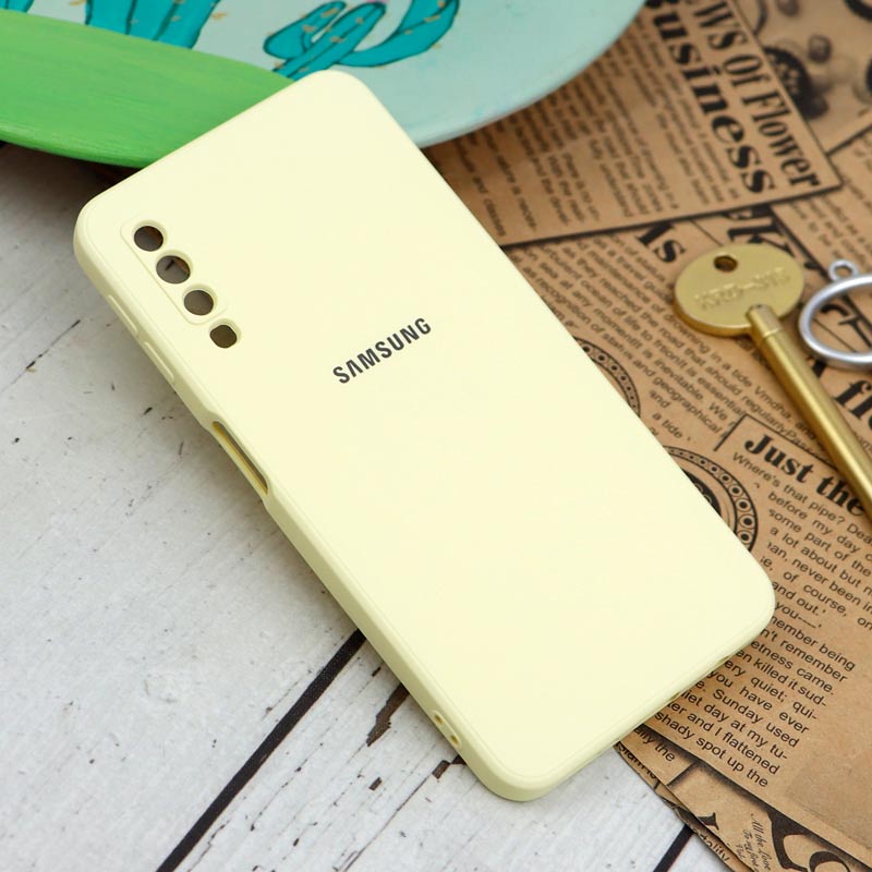 قاب سیلیکونی معمولی محافظ لنزدار Samsung Galaxy A7 2018