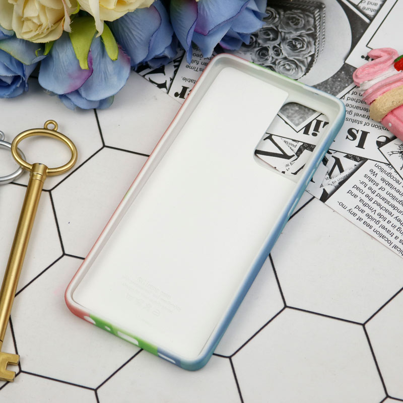 قاب سیلیکونی محافظ لنزدار کبریتی طرح آبرنگی Samsung Galaxy A72