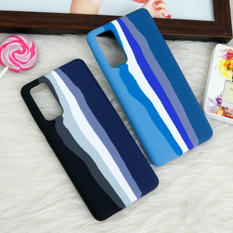 قاب سیلیکونی اورجینال رنگین کمانی Samsung Galaxy S20 FE