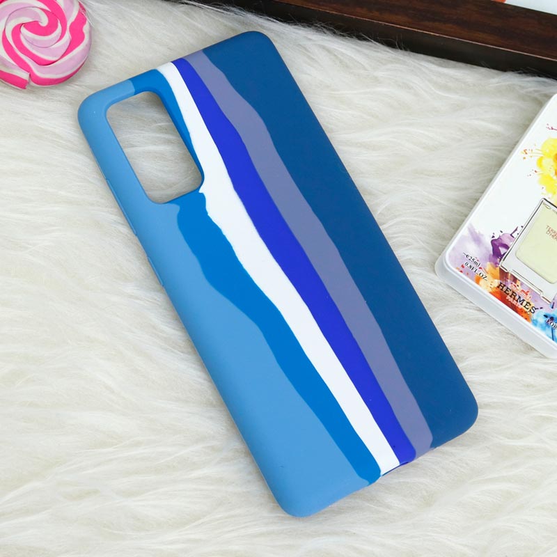 قاب سیلیکونی اورجینال رنگین کمانی Samsung Galaxy S20 FE