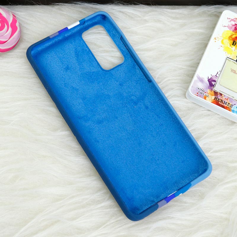 قاب سیلیکونی اورجینال رنگین کمانی Samsung Galaxy S20 FE