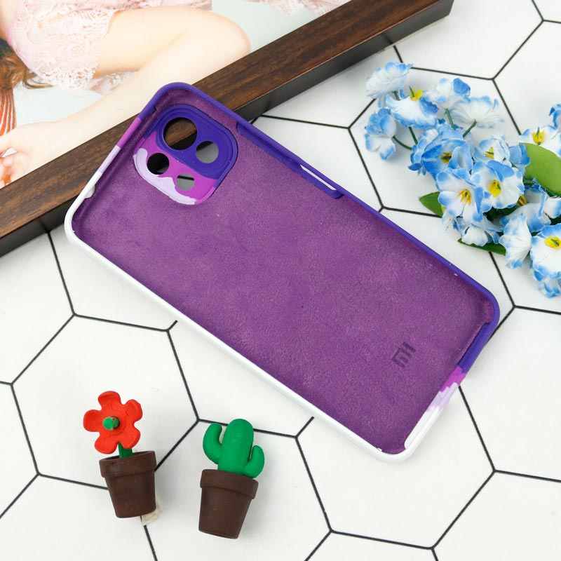 قاب سیلیکونی اورجینال رنگین کمانی محافظ لنزدار Xiaomi Mi 11 Lite