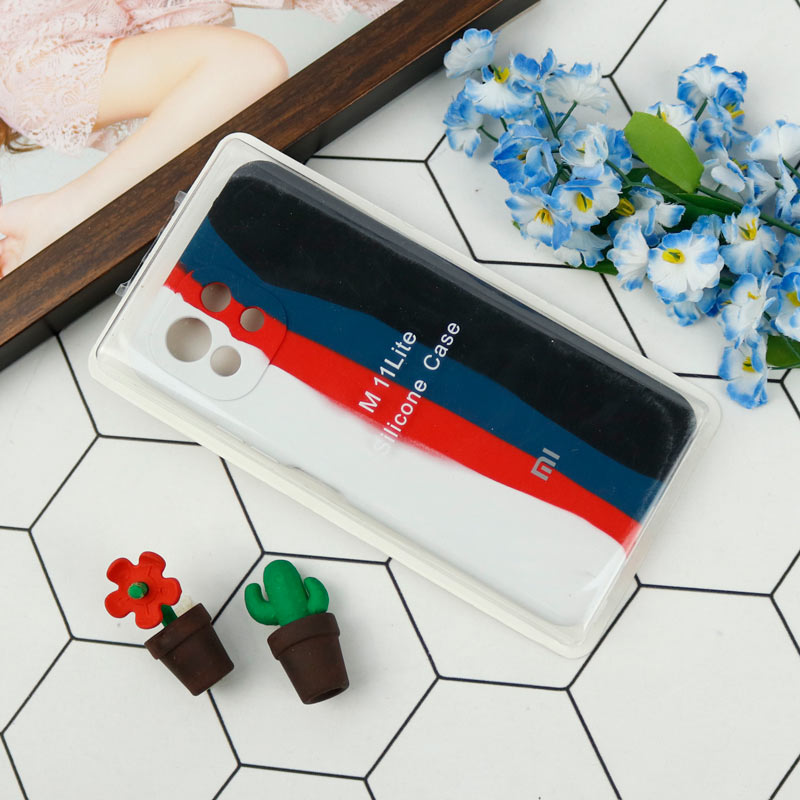 قاب سیلیکونی اورجینال رنگین کمانی محافظ لنزدار Xiaomi Mi 11 Lite
