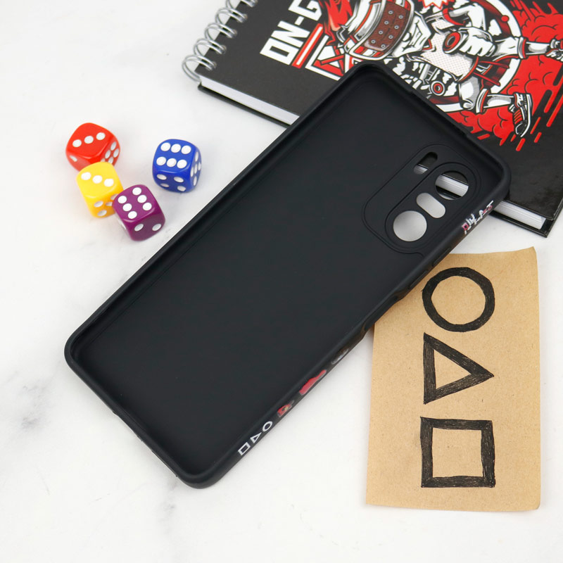 قاب سیلیکونی محافظ لنزدار طرح اسکویید گیم Xiaomi Poco F3 کد 10