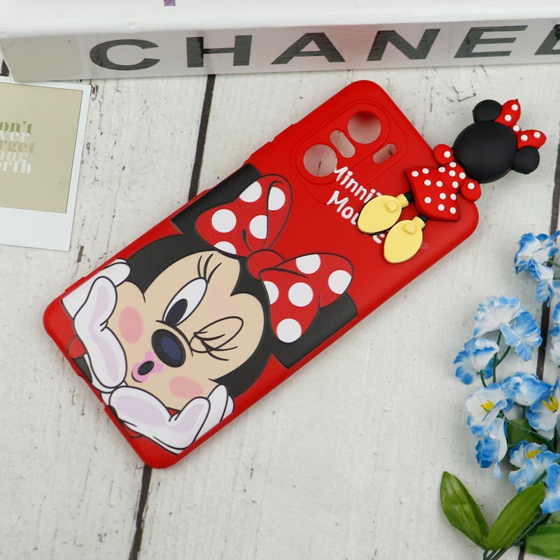 قاب سیلیکونی محافظ لنزدار میکی موس Xiaomi Poco F3