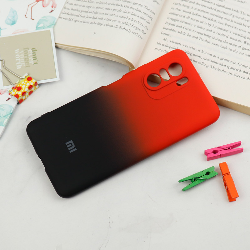 قاب سیلیکونی محافظ لنزدار دو رنگ Xiaomi Poco F3