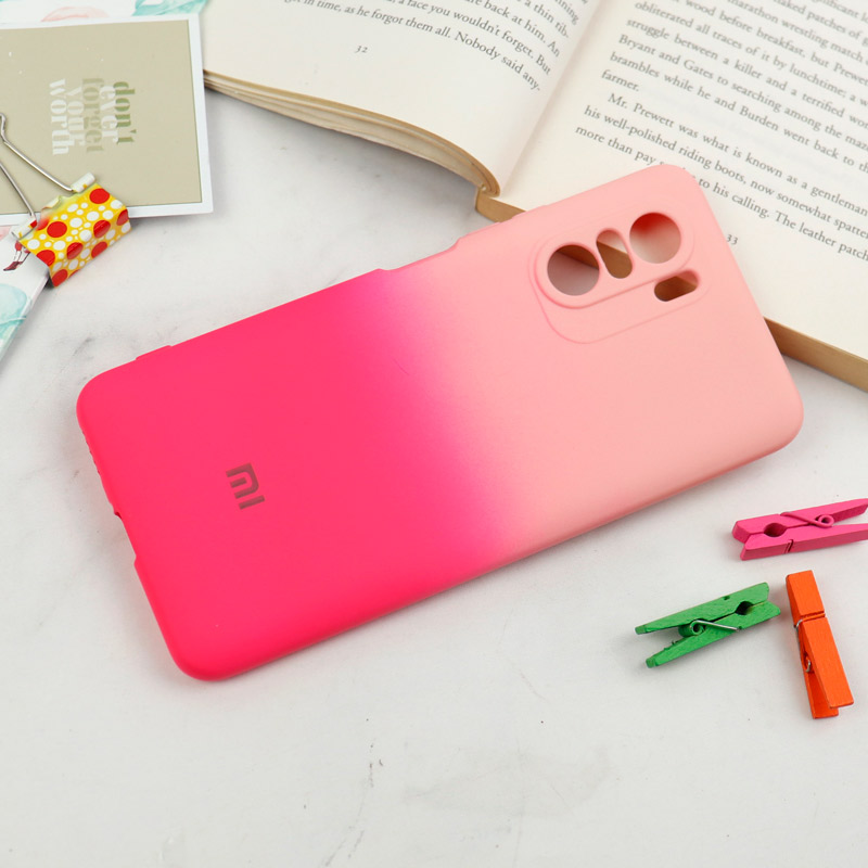 قاب سیلیکونی محافظ لنزدار دو رنگ Xiaomi Poco F3