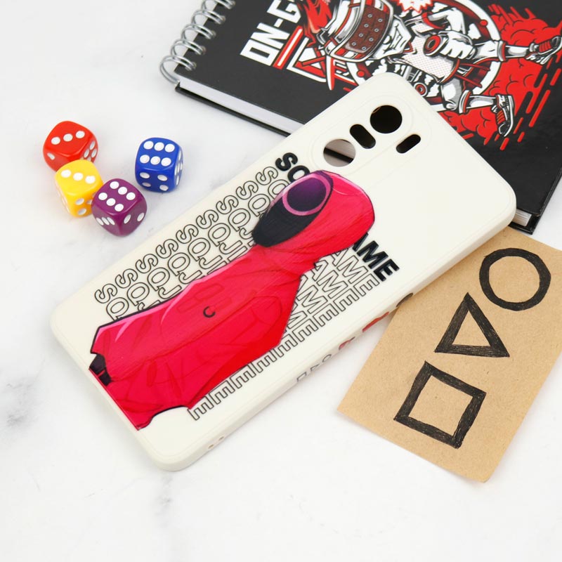 قاب سیلیکونی محافظ لنزدار طرح اسکویید گیم Xiaomi Poco F3 کد 5