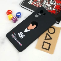 قاب سیلیکونی محافظ لنزدار طرح اسکویید گیم Xiaomi Poco F3 کد 8