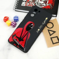 قاب سیلیکونی محافظ لنزدار طرح اسکویید گیم Xiaomi Poco F3 کد 10