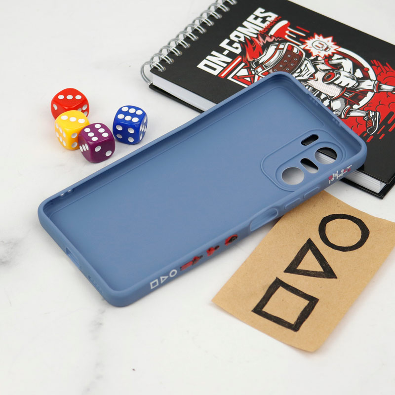 قاب سیلیکونی محافظ لنزدار طرح اسکویید گیم Xiaomi Poco F3 کد 1