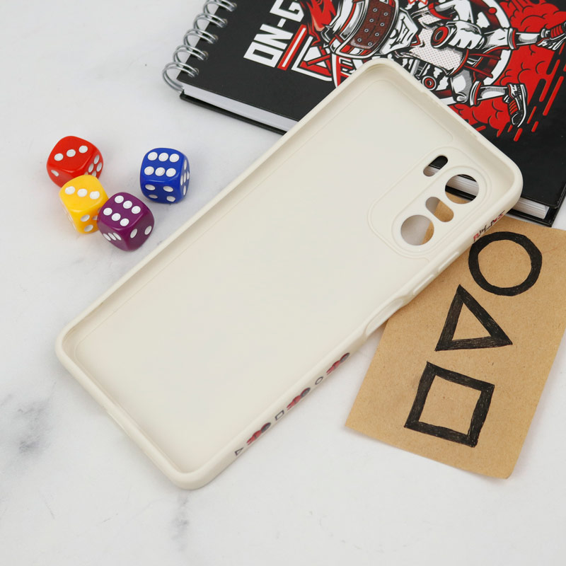 قاب سیلیکونی محافظ لنزدار طرح اسکویید گیم Xiaomi Poco F3 کد 4