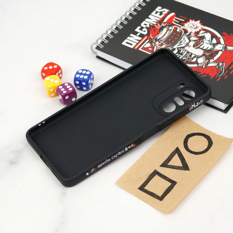 قاب سیلیکونی محافظ لنزدار طرح اسکویید گیم Xiaomi Poco F3 کد 8