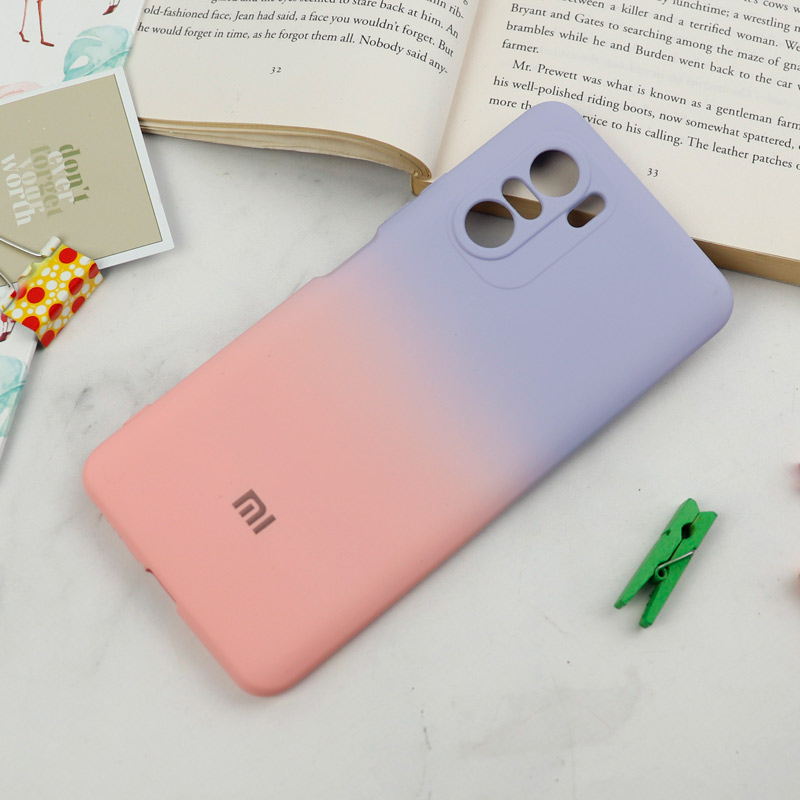 قاب سیلیکونی محافظ لنزدار دو رنگ Xiaomi Poco F3