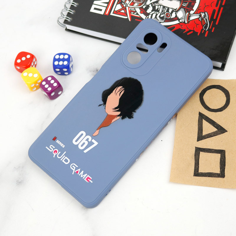 قاب سیلیکونی محافظ لنزدار طرح اسکویید گیم Xiaomi Poco F3 کد 13