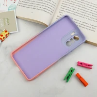 قاب سیلیکونی محافظ لنزدار دو رنگ Xiaomi Poco F3