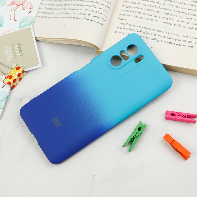 قاب سیلیکونی محافظ لنزدار دو رنگ Xiaomi Poco F3