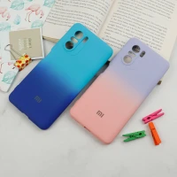 قاب سیلیکونی محافظ لنزدار دو رنگ Xiaomi Poco F3