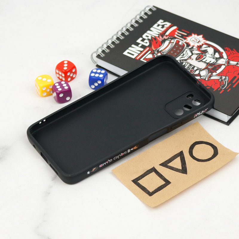 قاب سیلیکونی محافظ لنزدار طرح اسکویید گیم Xiaomi Poco M3 کد 12