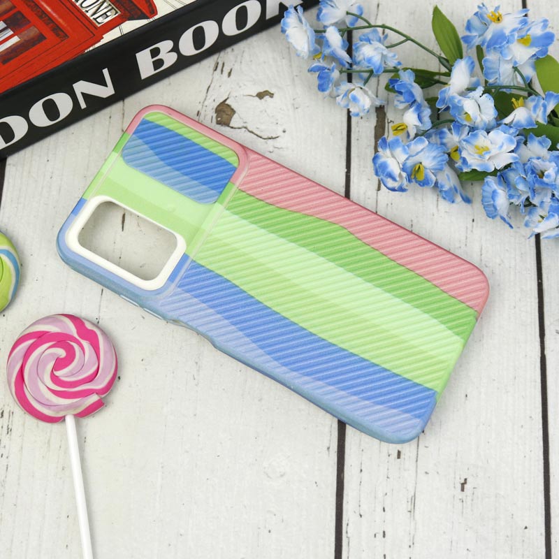 قاب سیلیکونی محافظ لنزدار کبریتی طرح آبرنگی Xiaomi Poco M3