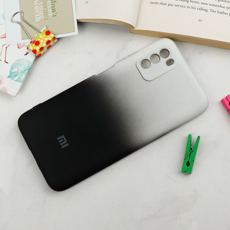 قاب سیلیکونی محافظ لنزدار دو رنگ Xiaomi Poco M3