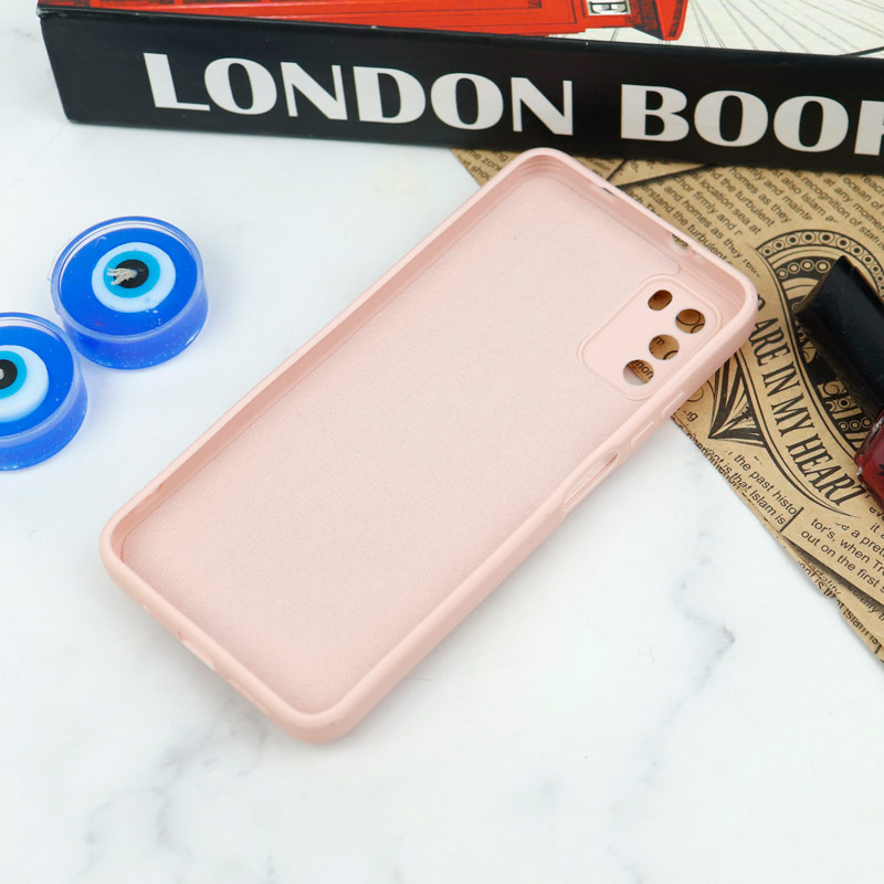 قاب سیلیکونی عروسکی محافظ لنزدار طرح خرسی صورتی Xiaomi Poco M3