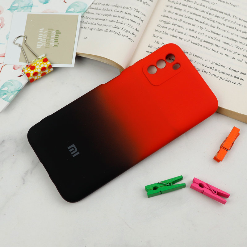 قاب سیلیکونی محافظ لنزدار دو رنگ Xiaomi Poco M3