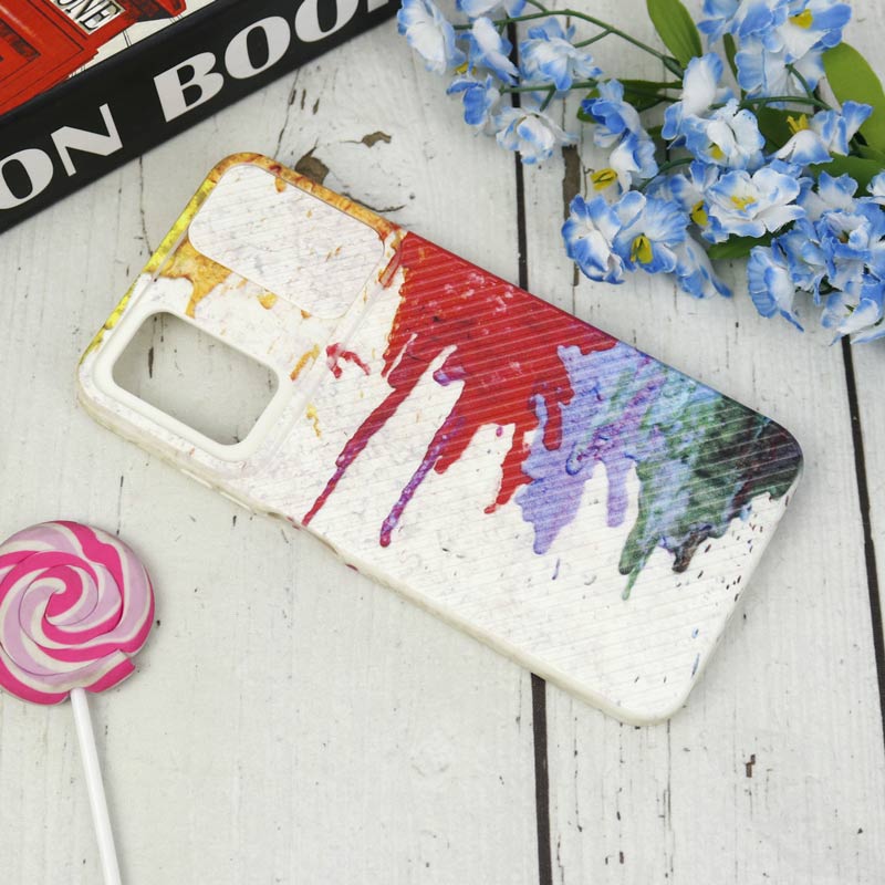 قاب سیلیکونی محافظ لنزدار کبریتی طرح آبرنگی Xiaomi Poco M3