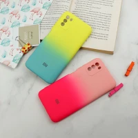 قاب سیلیکونی محافظ لنزدار دو رنگ Xiaomi Poco M3