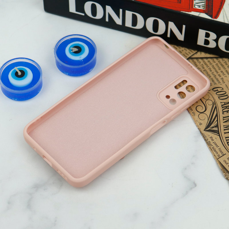 قاب سیلیکونی عروسکی محافظ لنزدار طرح خرسی صورتی Xiaomi Poco M3 Pro