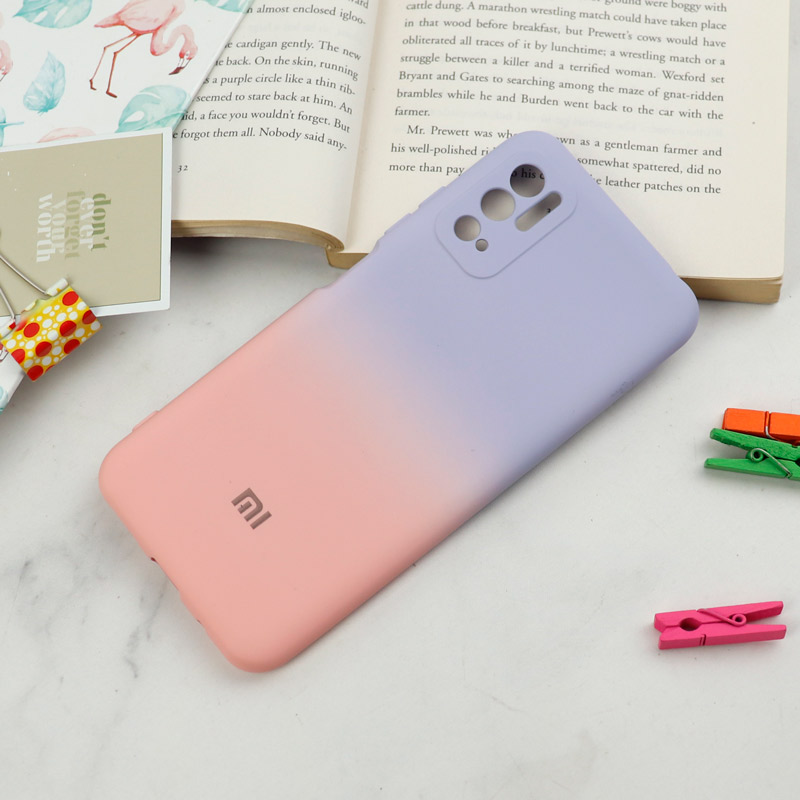 قاب سیلیکونی محافظ لنزدار دو رنگ Xiaomi Poco M3 Pro 5G