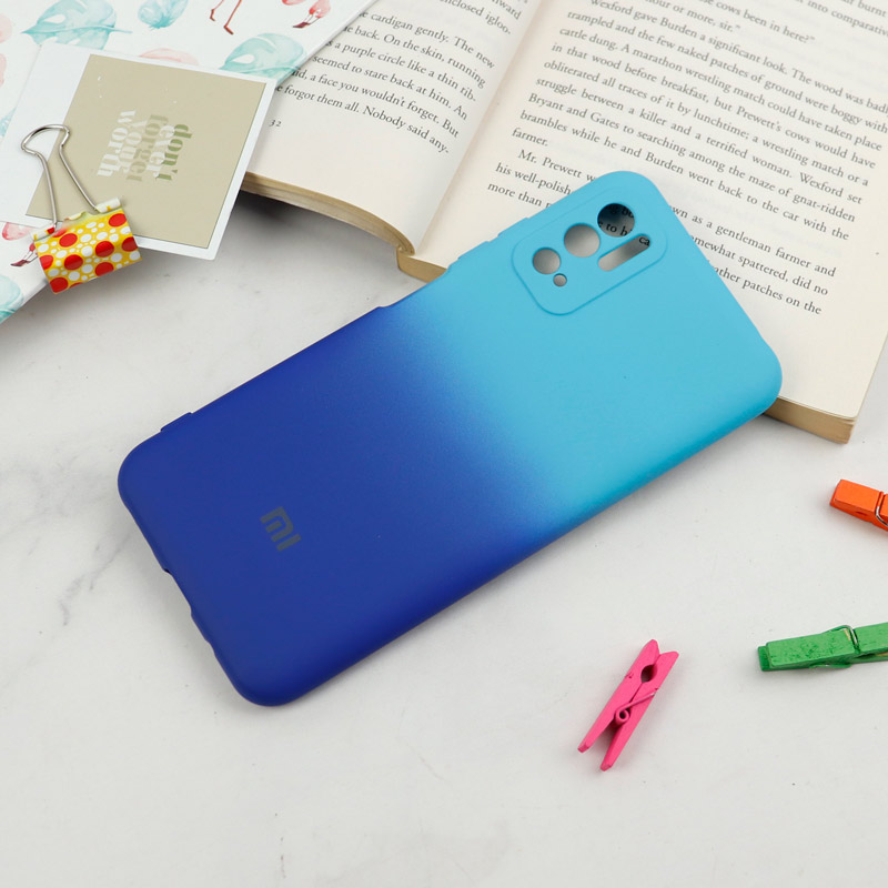 قاب سیلیکونی محافظ لنزدار دو رنگ Xiaomi Poco M3 Pro 5G