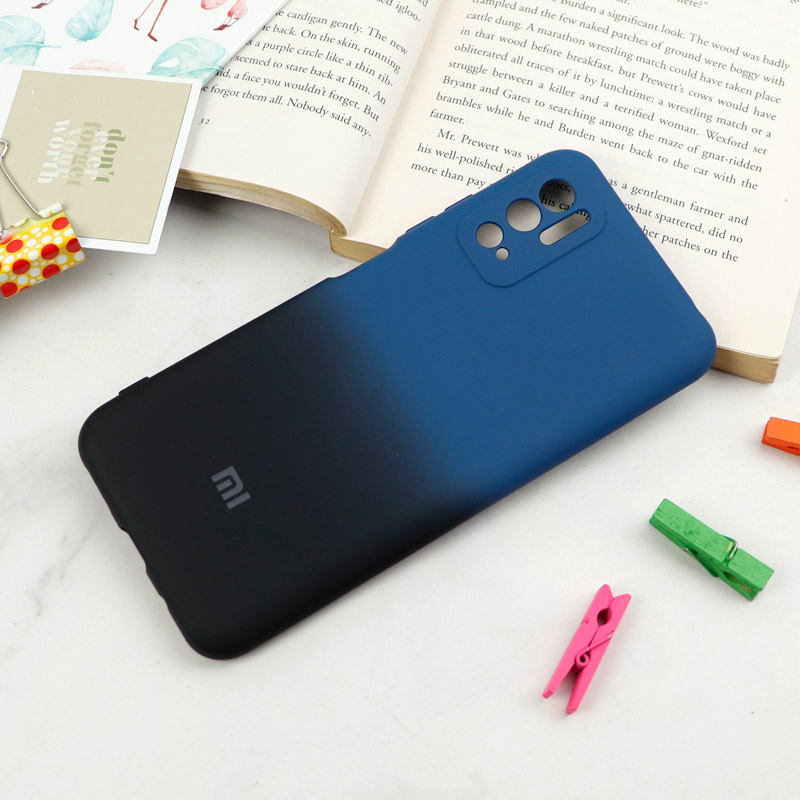 قاب سیلیکونی محافظ لنزدار دو رنگ Xiaomi Poco M3 Pro 5G