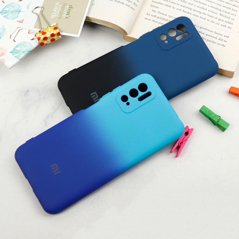قاب سیلیکونی محافظ لنزدار دو رنگ Xiaomi Poco M3 Pro 5G