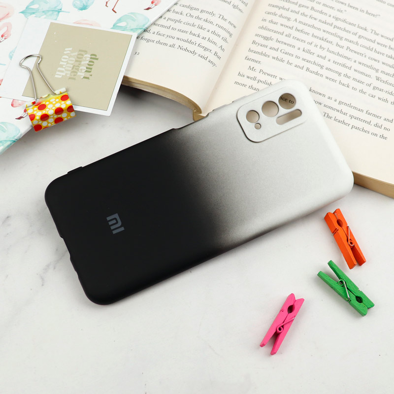 قاب سیلیکونی محافظ لنزدار دو رنگ Xiaomi Poco M3 Pro 5G