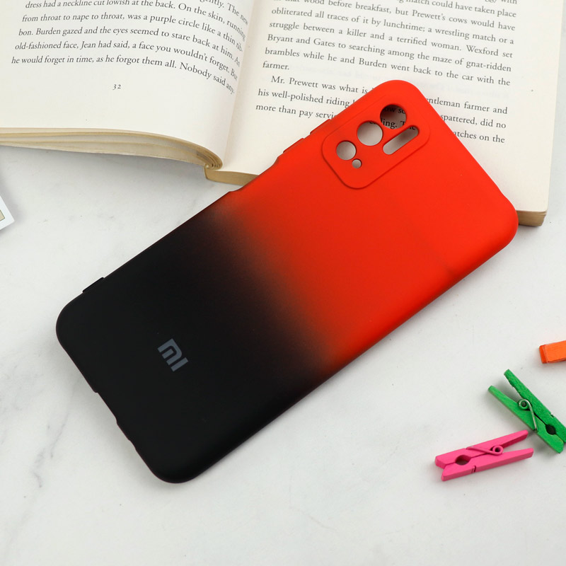 قاب سیلیکونی محافظ لنزدار دو رنگ Xiaomi Poco M3 Pro 5G