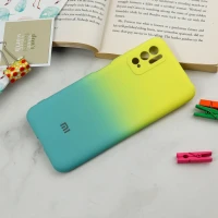 قاب سیلیکونی محافظ لنزدار دو رنگ Xiaomi Poco M3 Pro 5G