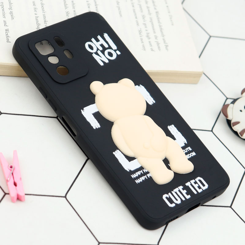 قاب سیلیکونی خرس TED محافظ لنزدار Xiaomi Poco X3 GT