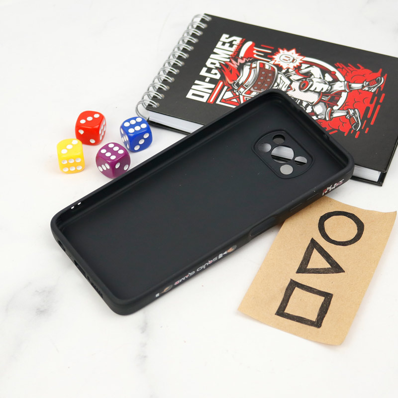 قاب سیلیکونی محافظ لنزدار طرح اسکویید گیم Xiaomi Poco X3 کد 12