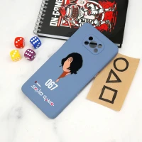 قاب سیلیکونی محافظ لنزدار طرح اسکویید گیم Xiaomi Poco X3 کد 13