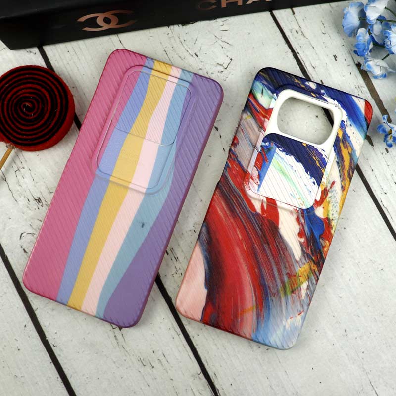 قاب سیلیکونی محافظ لنزدار کبریتی طرح آبرنگی Xiaomi Poco X3