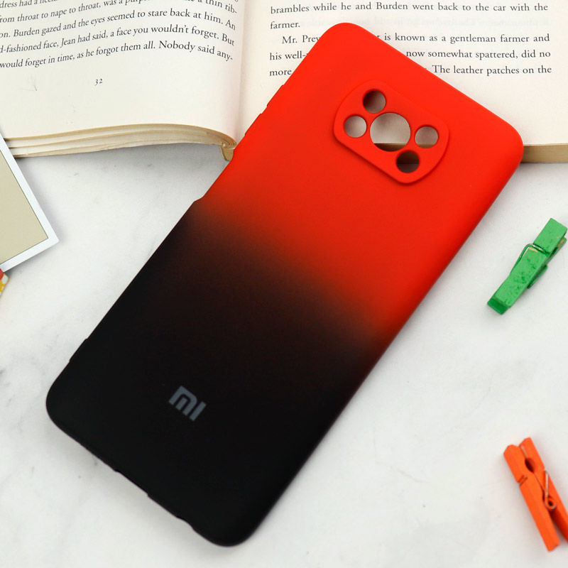 قاب سیلیکونی محافظ لنزدار دو رنگ Xiaomi Poco X3