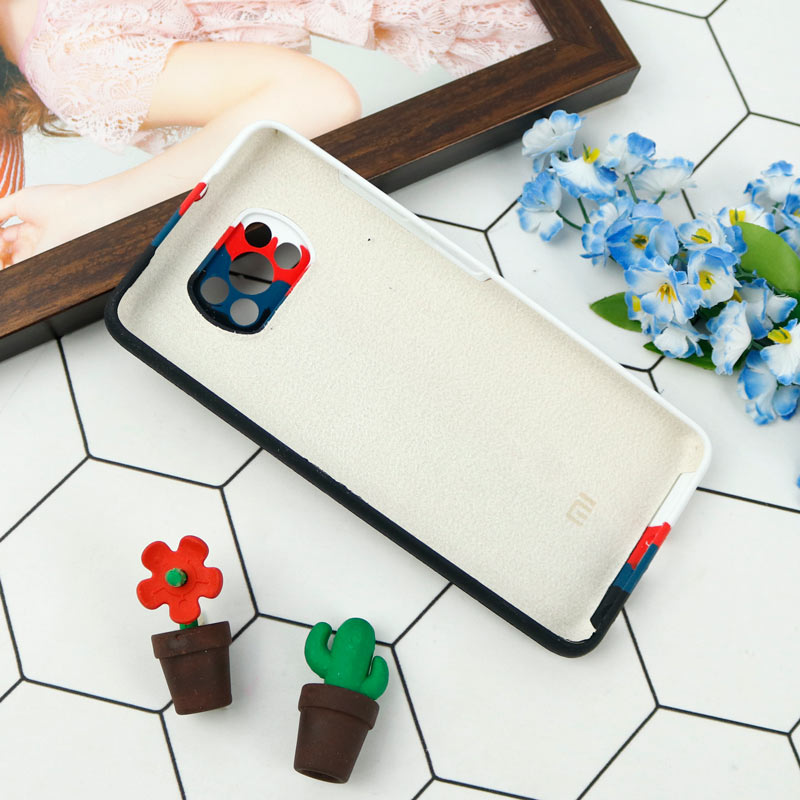 قاب سیلیکونی اورجینال رنگین کمانی محافظ لنزدار Xiaomi Poco X3