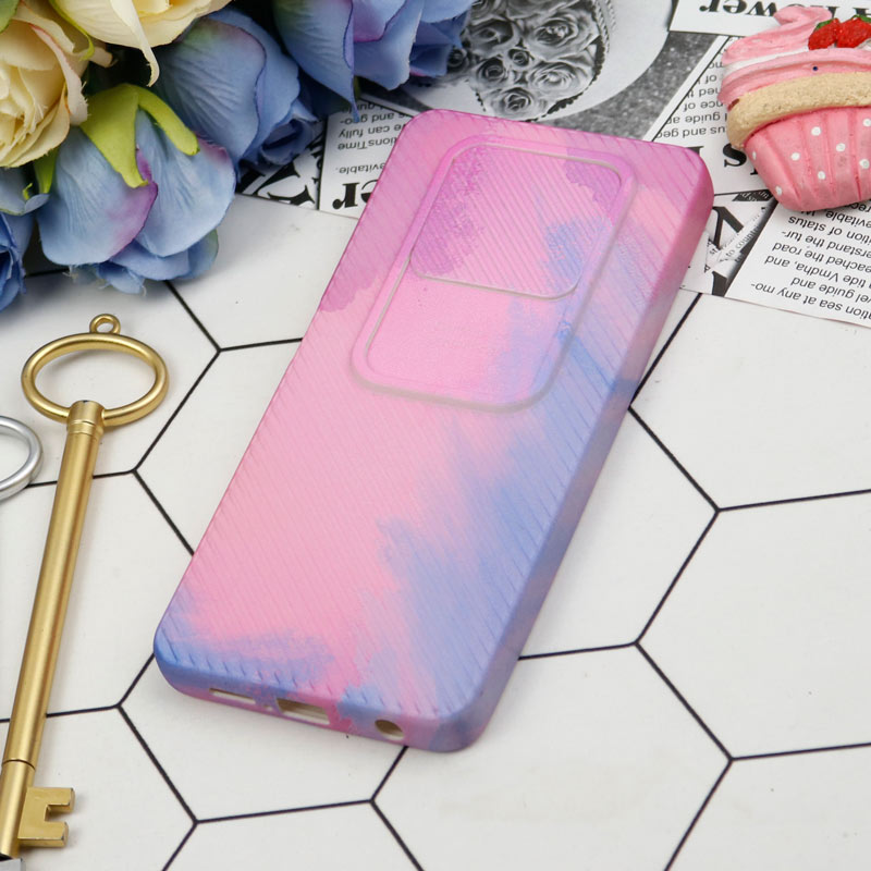 قاب سیلیکونی محافظ لنزدار کبریتی طرح آبرنگی Xiaomi Poco X3