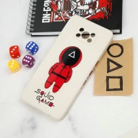 قاب سیلیکونی محافظ لنزدار طرح اسکویید گیم Xiaomi Poco X3 کد 4