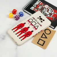 قاب سیلیکونی محافظ لنزدار طرح اسکویید گیم Xiaomi Poco X3 کد 7